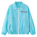 Lace Collar Protection Jacket for Women Thin Sports Clothing