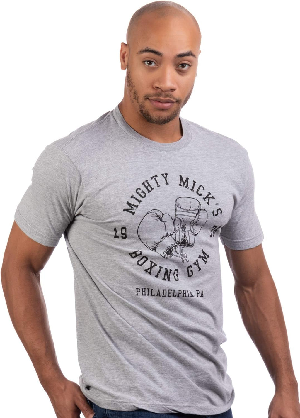 Mighty Mick'S Boxing Gym 1976 - Philadelphia Boxer Vintage Style Gloves T-Shirt for Men