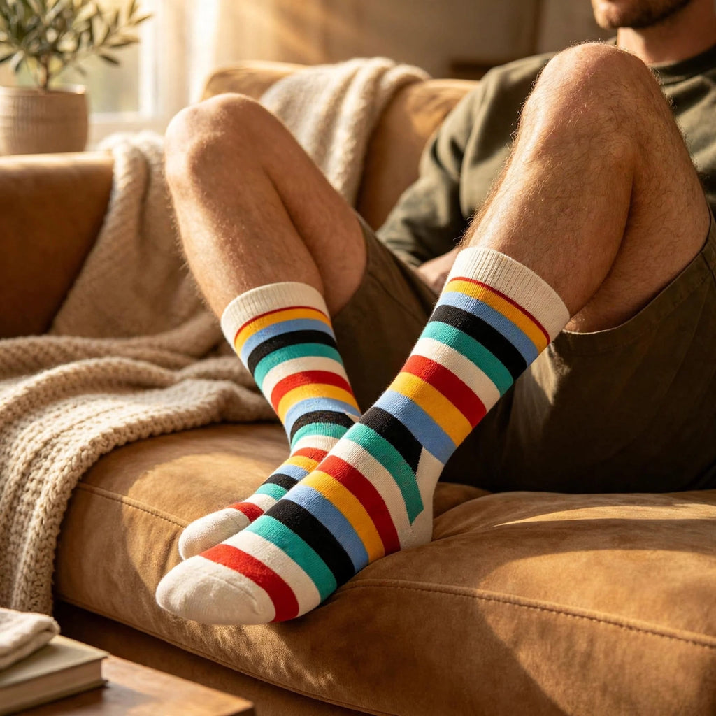 Rainbow Crew - 12 Pack Happy Socks