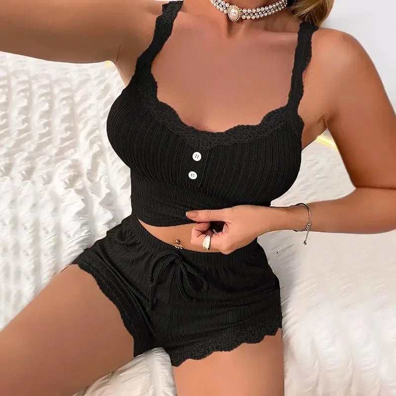 Dreamy Lace Pajama Set