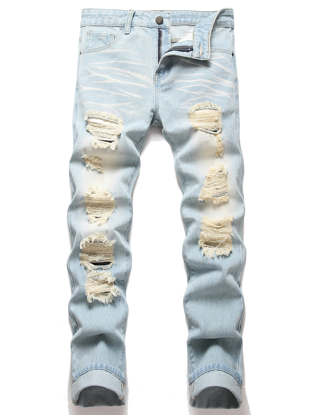 JUNIOR "ICE" Stacked Jeans