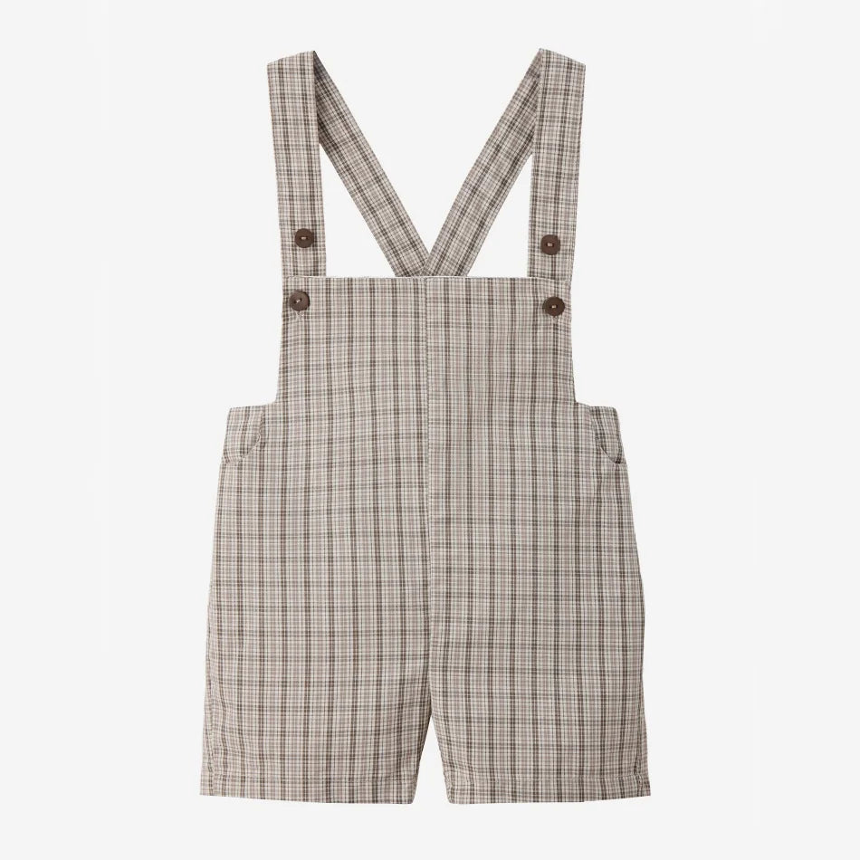 AS  SS26 Heritage collection brown Checked smocking  girls dress knitting boys sister brother family match clothes