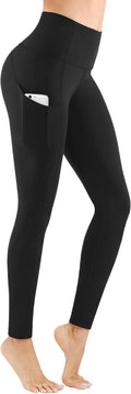 High Waist Yoga Pants Women with Pockets Workout Leggings | Tummy Control Leggings for Women,Non See-Through,4 Way Stretch,Breathable Fabric,Compression Leggings