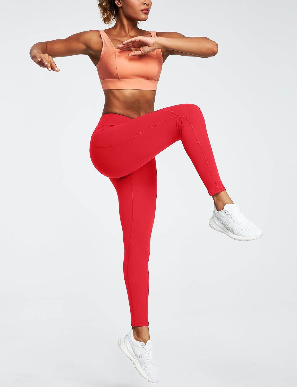 Leggings with Pockets for Women High Waisted Athletic Workout Compression Leggings Tummy Control Yoga Pants Women